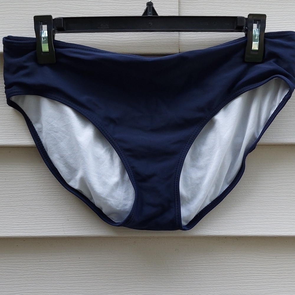 Navy blue swim. Size L